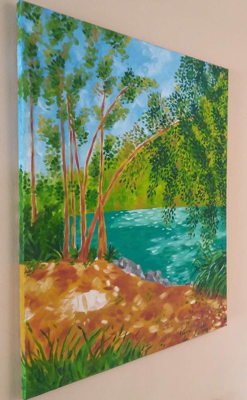 Arte chileno / "Bosque" | Cerda Romina (Eugenia Salgado)