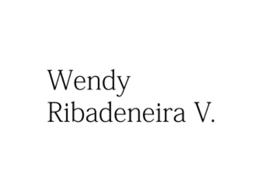 Wendy Ribadeneira V.  | ARTEX