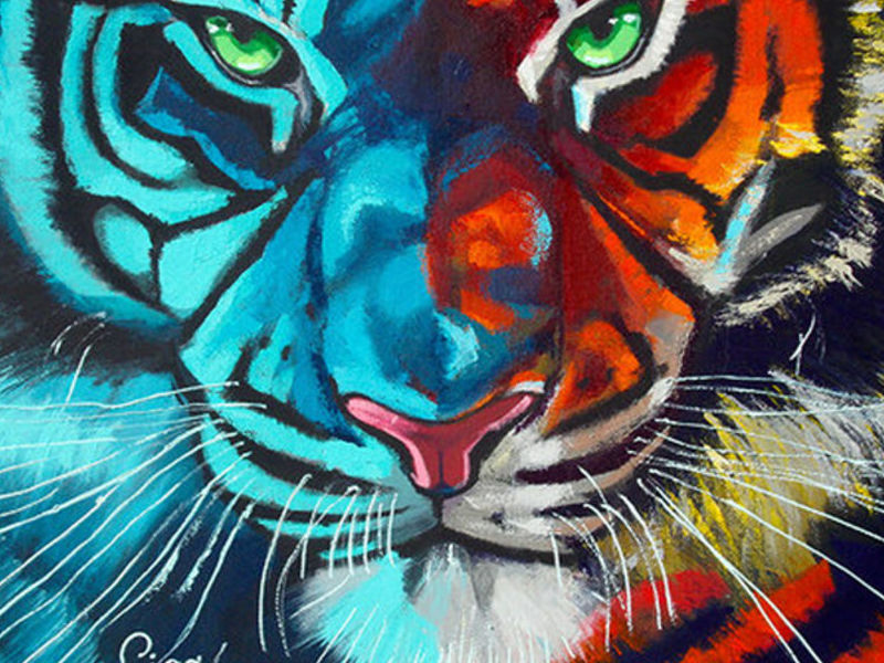 Tigre Tiffany - Giga Art | ARTEX